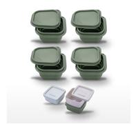 Lot de 4 boîtes à snacks 13 vec 3 boîtes à sauce Fackelmann Storage