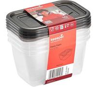 Lot de 4 Boîtes de conservation congélation 750 ml fredo fresh - Gris