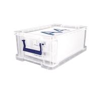 Lot de 4 Boîtes de rangement Transparentes A4 10 litres