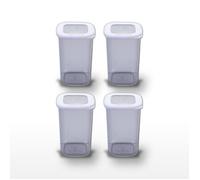 Lot de 4 boîtes hermétiques 1,1L avec 4 ustensiles de cuisine Fackelmann Storage