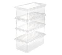 Lot de 4 boîtes pour Vêtements 5,6 litres