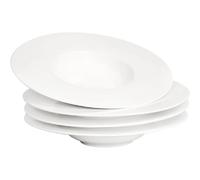 Lot de 4 bols à pâtes en porcelaine 24?cm