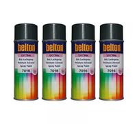 Lot De 4 Bombes De Peinture Belton Spectral Ral7016 Gris Anthracite