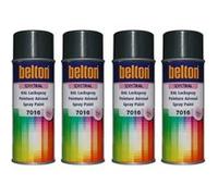 Lot de 4 bombes de peinture Belton Spectral RAL7016 Gris anthracite