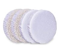 Lot de 4 bonnets de polissage 240mm - 2 bonnets en éponges et 2 bonnets synthétique - Pour polisseuses et lustreuses