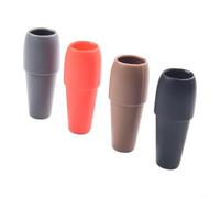 Lot de 4 bouchons en silicone pour bouteilles de vin - 7 cm - Multicolore | Construction en silicone hermétique, réutilisable, passe au lave-vaisselle, garde l'arôme frais pendant des jours, lot de 4