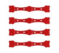 Lot de 4 boucles magnétiques en silicone pour paniers métalliques pour sécuriser le parchemin et éviter les frisures pendant la cuisson à haute température jusqu'à 220 °C - Accessoires réutilisables