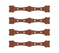 Lot de 4 boucles magnétiques en silicone pour paniers métalliques pour sécuriser le parchemin et éviter les frisures pendant la cuisson à haute température jusqu'à 200 °C - Accessoires réutilisables