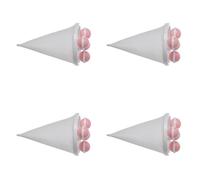 Lot de 4 boules filtrantes pour cheveux avec sac en filet flottant, A | Améliore le nettoyage de la machine à laver automatique, obstruer avec l'outil de capture des cheveux pour un usage
