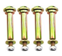 Lot de 4 boulons de roue et écrous de blocage compatibles avec les tondeuses à gazon Exmark 103-3168 103-4051 1-603299 1-603602 PL7540 225-205, plus de roues de 1,6 cm d'alésage