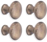 Lot de 4 boutons anciens en laiton de grande qualité