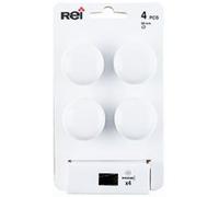 Lot de 4 boutons de meuble Rond porcelaine brillant H.27 x l.35 x P.35 mm G