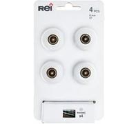 Lot de 4 boutons de meuble Rond porcelaine brillant H.28 x l.31 x P.31 mm G