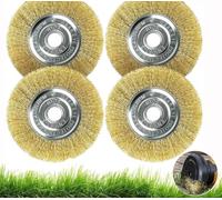 Lot de 4 Brosses à Joints en Fil D'acier