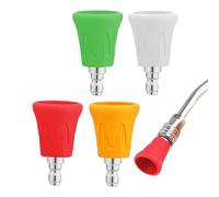 Lot de 4 buses de nettoyeur haute pression, protections multiples pour connexion rapide de 6,35 mm, accessoires de lavage à pression pour pulvérisateurs