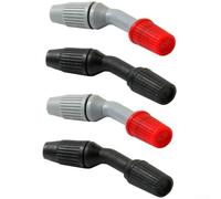 Lot de 4 buses de pulvérisation pour tuyau d'arrosage - Pièces de rechange pour pulvérisateurs courants utilisés dans la cour pour l'arrosage et le nettoyage du matériel