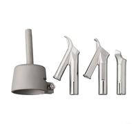 Lot de 4 buses de soudage à vitesse de 5 mm, embouts résistants à la chaleur pour chalumeau à air chaud en vinyle, PVC, plastique, buse de soudage rapide