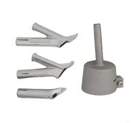 Lot de 4 buses de soudage triangulaires pour souffleur d'air chaud avec formes rondes et agrippantes pour projets de réparation de feuilles de plastique vinyle PVC couleur argent fabriqué à partir de