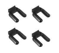 Lot de 4 butées de roue antidérapantes pour roues de 50 mm de diamètre - Butées de roue pour meubles roulants, équipements de réfrigération, chaises, étagères (petit)