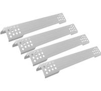 Lot de 4 cache-brûleurs de 40,2 cm en acier inoxydable pour barbecue à gaz Rösle Videro série G2 G4, G4-S, G4-S Nero, Vario+ et Sansibar Series