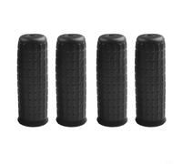 Lot de 4 cache-tubes en caoutchouc résistants aux intempéries pour brouette | Compatible avec les chariots de jardin, plastique robuste, résistant aux intempéries, facile à nettoyer, utilisation durable