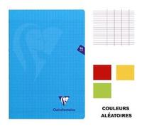 Clairefontaine Cahiers Mimesys A4 (21x29,7 cm) Grands carreaux 96 pages Couverture polypro Lot de 4