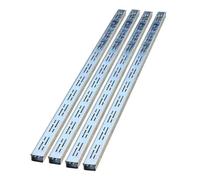 Lot de 4 canalisations minces pour l'extérieur, ensemble de canalisations de tranchée à profil bas, cuve française étroite pour cour, béton, terrasse, 99,1 cm