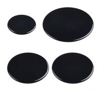 Lot de 4 capuchons de brûleur à gaz, 55 mm, 75 mm, 100 mm, compatibles avec SABAF - Accessoires de rechange pour couronne de rechange (plat)