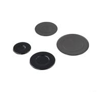 Lot de 4 capuchons de brûleur à gaz, 55 mm, 75 mm, 100 mm, compatibles avec SABAF - Accessoires de rechange pour couronne de couronne (concave)