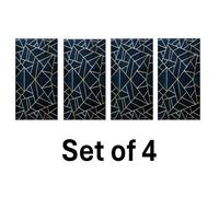 Lot de 4 carpettes grafic