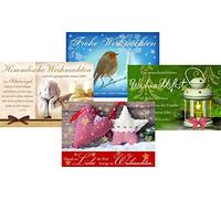 Lot de 4 cartes postales assorties 120 x 170 mm