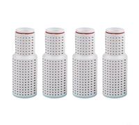 Lot de 4 cartouches de déminéralisation pour humidificateur d'air DREO HM306, HM311/311S, HM524/524S, HM409S, HM420S - Système de filtration à 3 couches avec ions d'argent pour une brume propre