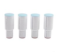 Lot de 4 cartouches de déminéralisation pour humidificateurs DREO HM306 HM311S HM524S HM409S HM420S, lot de 4 filtres ioniques argentés de rechange pour réduire la poussière blanche et prolonger la