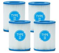 Lot de 4 Cartouches de filtration - AUCUNE - Bestway II - filtres spa pour Piscine - Bestway 58094 Cartouches Type 2