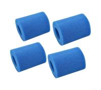 Lot de 4 cartouches filtrantes de type II Bleu 13,4 cm
