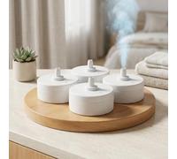 Lot de 4 cartouches filtrantes pour humidificateur HM735S, pour technologie d'échange d'ions, réduit la poussière blanche, prolonge la durée de vie de l'appareil, idéal pour chambre à coucher, salon