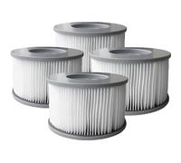 Lot de 4 cartouches filtrantes pour Spa gonflable Mspa