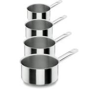 Lot de 4 casseroles inox Lacor Chef 16/18/20/24 cm inox G