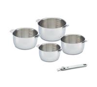 Lot de 4 casseroles Select et poignée amovible grise Beka