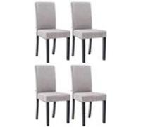lot de 4 chaises de salle à manger Ina - Noires