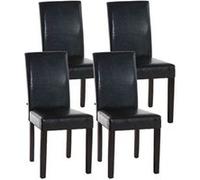 Lot de 4 chaise clp en bois non empilable non pliable interieur H. 91 cm marron Marron G