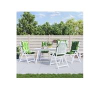 Lot de 4 chaise de bureau en plastique non pliable H. 120 cm interieur vert