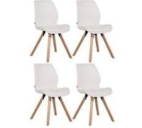 Lot de 4 chaises Luna - Design scandinave