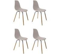 Lot de 4 Chaises Phenix 85cm Taupe