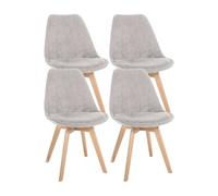 Lot de 4 chaise GENERIQUE interieur non pliable H. 83 cm en bois beige