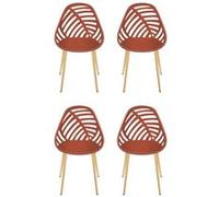 Paris prix chaises de jardin x4 - Terracotta