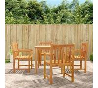 vidaXL Chaises de jardin 4 pcs. 56x55,5x90 cm bois massif acacia