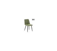 Lot de 4 chaise vs venta stock exterieur non empilable non pliable en plastique H. 84 cm vert