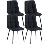 Lot de 4 Chaises Antibes - Gris