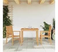 vidaXL Chaises de jardin Lot de 4 empilables 56,5x57,5x91 cm bois massif teck